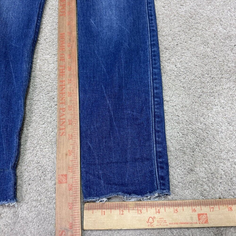 Abercrombie & Fitch Indigo Cropped Jeans - Picture 4 of 12
